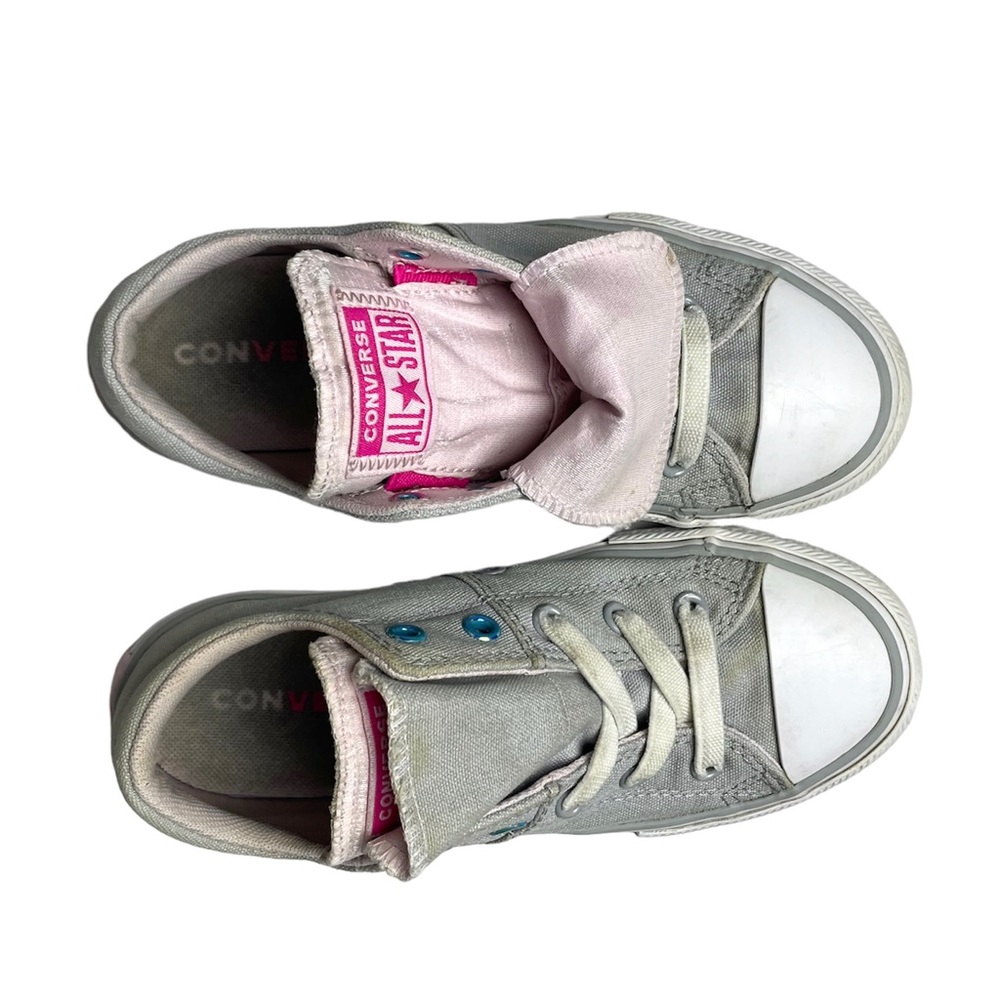 Converse All Star Double Tongue Sneakers Gray Pink 1